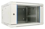 Extralink Rozvádzač nástenný 6U 600x600 sivá / Rozvádzač / 19" / sklenené dvere / dvojsekčné / nosnosť 30 kg (EX.12936)