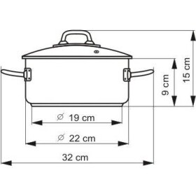 Rendlík PROFESSIONAL s pokrievkou, priemer 22 cm, objem 3,0 l - Kolimax - Kolimax