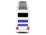 Mamido Policajný autobus Dvojposchodový autobus biely so zvukom napätia