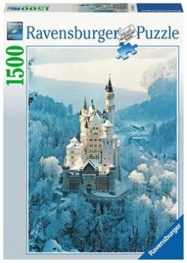 Ravensburger Zámok Neuschwanstein v zime