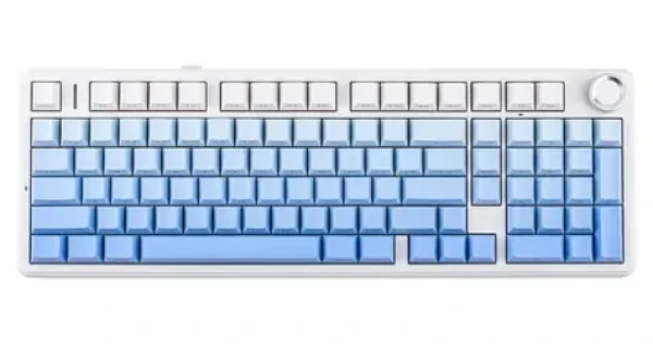 AULA F99 Pre modrá / Mechanická herná klávesnica / RGB / drôtová aj bezdrôtová / USB-C (AUF99P-GB-NV3-E)
