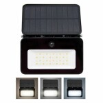 Solight WL913 LED solárny reflektor so senzorom / 6W / 660lm / 3CCT / Li- ION (8592718036638)