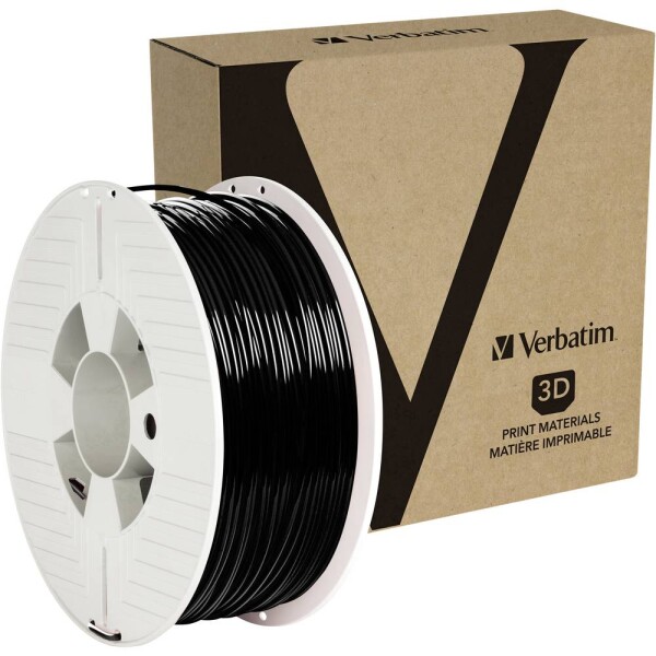 Verbatim 55060 vlákno pre 3D tlačiarne PETG plast 2.85 mm 1 kg čierna 1 ks; 55060