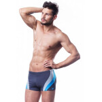 Pánske plavky 034 sivomodrá S S