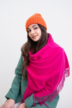 Unisex šála model 20625525 Cozy Basic - Art of polo zelená láhev 200x70 cm