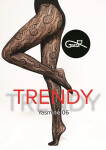 Pančuchy Gatta Trendy Yasmine wz.06 1-4 nero 1/2-S/M