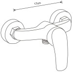 MEXEN/S - Tord sprchový stĺp vrátane sprchovej batérie Fabia, chróm 746540200-00
