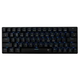 White Shark GK-3111 KAIKEN čierna / bezdrôtová herná mechanická klávesnica / US layout / červené spínače / USB / BT / LED (KAIKEN-US)