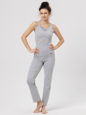 Tepláky Key Hot Touch LHE 729 3 S-XL světle šedá XL