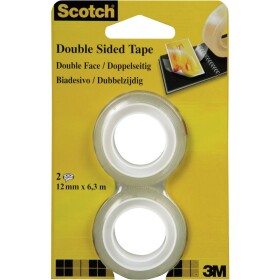 Scotch FT-5100-4927-1 136R2 obojstranná lepiaca páska Scotch® 665 priehľadná (d x š) 6.3 m x 12 mm 2 ks; 136R2