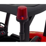 Mamido Detský elektrický traktor BLAST s prívesom 2x200W červený