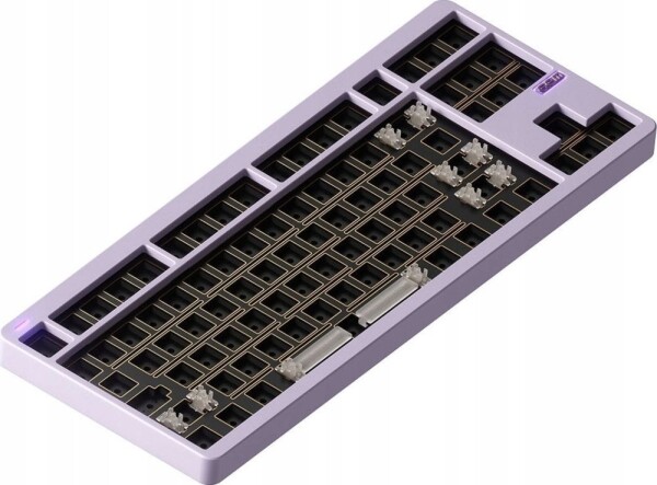 Nuphy - NuPhy Gem80 QMK/VIA Wireless Custom Mechanical Keyboard - Bezdrôtová Klawiatura Mechaniczna Airy Lilac Brak Brak keycapów