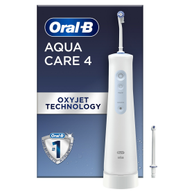 Oral-B AquaCare 4 Pro-Expert/ Ústna sprcha / 4 režimy čistenia / 2 nastavenia intenzity / 2 trysky (AquaCare 4)