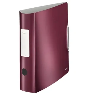 Leitz 180° Active STYLE 75 mm granátovo červená / Pákový zakladač / A4 / Penoplast (11080028)