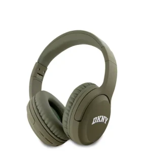 DKNY PU Leather Arch Logo zelená / Bezdrôtové Slúchadlá / BT 5.3 / USB-C (57983120029)