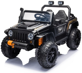 Mamido Mamido Elektrické autíčko Jeep 4Speed ​​24V | 4x200W čierne