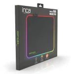 INCA IMP-024 Speed čierna / Herná podložka pod myš / RGB LED / 320 x 270 x 3 mm (IMP-024)