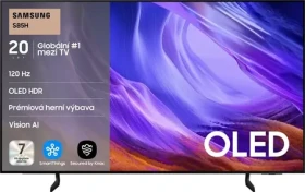 65" Samsung QE65S85H čierna / Televízia / 4K OLED / 120Hz / HDR10+ / Wi-Fi 6E / BT 5.3 / HDMI / LAN / 20W repro (QE65S85HAEXXH)