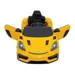 Mamido Elektrické autíčko Porsche Spyder RS ​​718 žlté