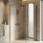 REA - Sprchová sada bez výtoku s termostatom Lungo Copper Brush REA-P6734