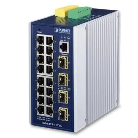 Planet IGS-6325-16T4S / Switch priemyselný L3 / 16x 1Gb RJ-45 / 4X 1G SFP / -40 až 75 ° C / IP30 (IGS-6325-16T4S)