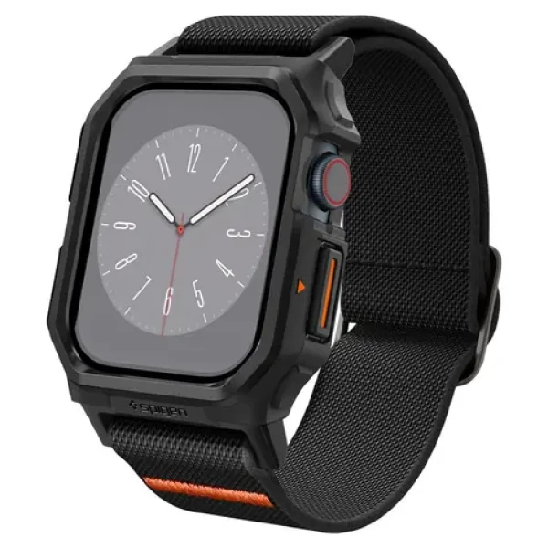 Spigen Lite Fit Pro Ochranné púzdro pre Apple Watch 2024 46mm matte black (ACS08609)