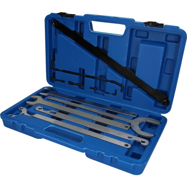 Brilliant Tools BT521250 Sada kľúčov na náboje ventilátora, 11 ks; BT521250