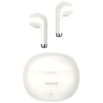 USAMS US-YO17 Rhymbo TWS béžové / Bezdrôtové slúchadlá do uší / Bluetooth 5.3 / 35 mAh + 400 mAh (BHUYO02)