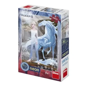 Dino Frozen II s ľadovým koňom - Neon