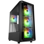 Sharkoon TK4 RGB midi tower PC skrinka čierna; 4044951030187