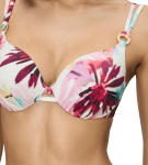 Dámska plavková podprsenka Summer Fleur WP - Triumph tmavá kombinace tyrkysové (M025) 038C