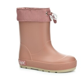 Igor Yogi Borreguito Cuello Rosa/Dusty Pink zateplené barefoot čižmy 34 EUR