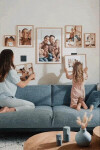 Personalizovaný magický fotobilder v ráme – 50 × 70 – koláž fotografií
