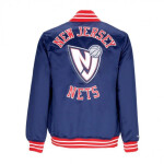 Mitchell Ness NBA Saténová bunda New Jersey Nets OJBF3413-NJNYYPPPNAVY pánska