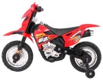 Mamido Detská elektrická motorka Cross Force červená