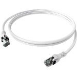 Easylan CPP1OWAWAW0050 RJ45 sieťové káble, prepojovacie káble CAT 6A S/FTP 5.00 m biela dvojžilový tienený, bez halogénov, samozhášavý 1 ks; CPP1OWAWAW0050