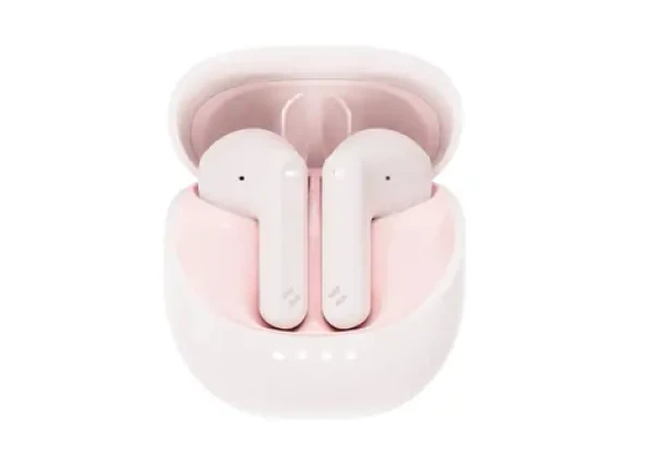 Havit TW931 TWS ružová / Bezdrôtové slúchadlá do uší / mikrofón / Bluetooth 5.4 / nabíjacie púzdro / až 6 h (TW931 róż)