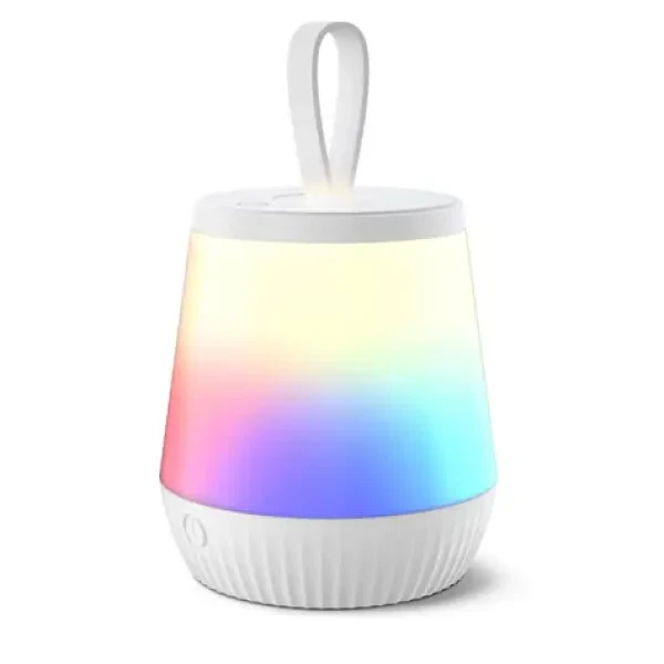 HAMA Mobile biele / nočné-orientačné LED svietidlo / prenosné / nabíjacie / stmievateľné / RGBW / IP44 (223500)