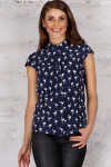 Košele Infinite You M061 Navy Blue Flamingos XL