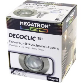 Megatron MT75403 vstavané svietidlo LED GU10, GU5.3 4.5 W železo (kartáčovamé); MT75403