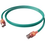 Easylan CS1OTADAD0050 RJ45 sieťové káble, prepojovacie káble CAT 6A S/FTP 5.00 m tyrkysová dvojžilový tienený, bez halogénov, samozhášavý 1 ks; CS1OTADAD0050
