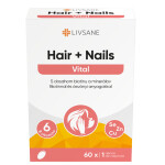 LIVSANE Hair + Nails vital pre krásne vlasy a nechty 60 tabliet
