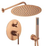 REA - Podomietková sprchová sada Argon Brush Copper + BOX REA-P4330