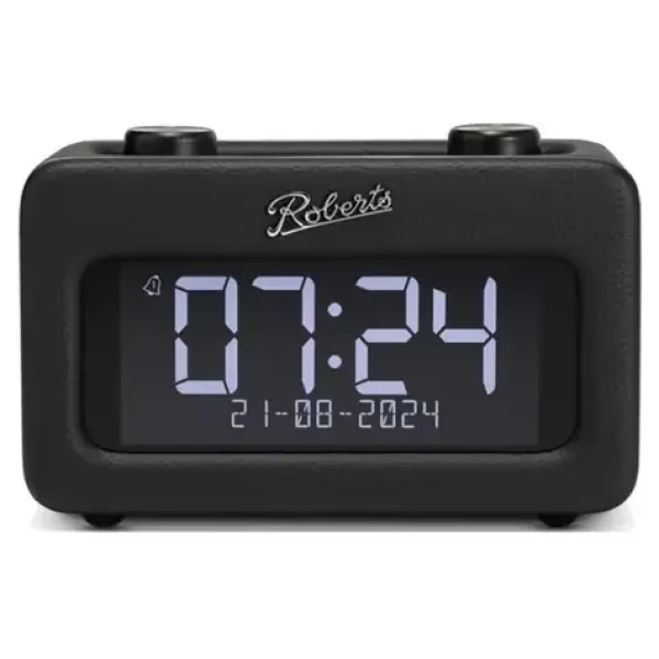 Roberts Radio Revival Rest Black / Rádiobudík / DAB+ a FM / USB-A / BT / LCD Displej / 3.5mm (REV-RESTBKE)