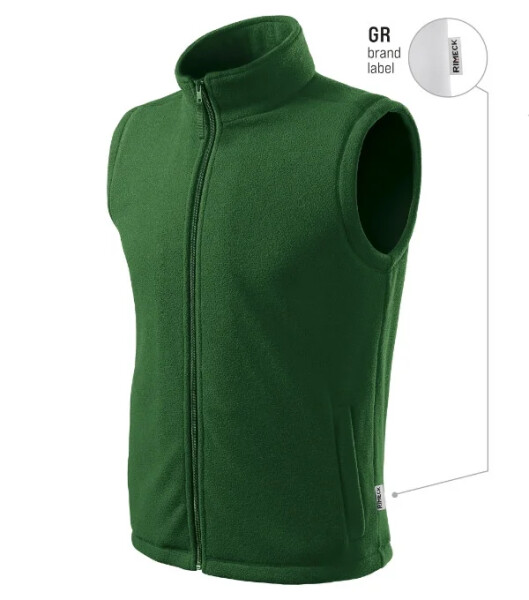Next fleecová vesta unisex bottle green 06 (štítok značky) S