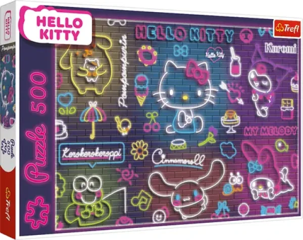 Trefl Puzzle Neónová Hello Kitty