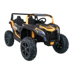 Mamido Detské elektrické autíčko Buggy UTV Strong 24V nafukovacie kolesá zlaté