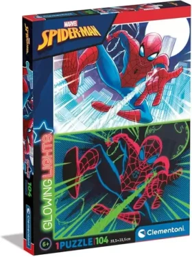 Clementoni Svietiace PUZZLE MARVEL: Spiderman