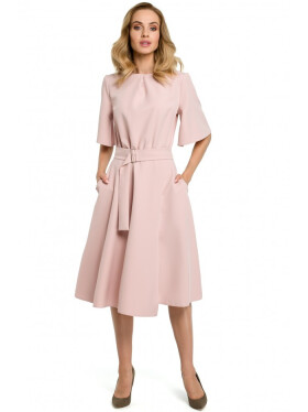 Made Of Emotion Dress M396 Powder Pink XXL