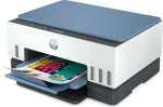 HP SMART Tank 675 šedo-modrá / Farebná atramentová multifunkcia / Tankový systém / A4 / 4800x1200 DPI / Wi-Fi / BT